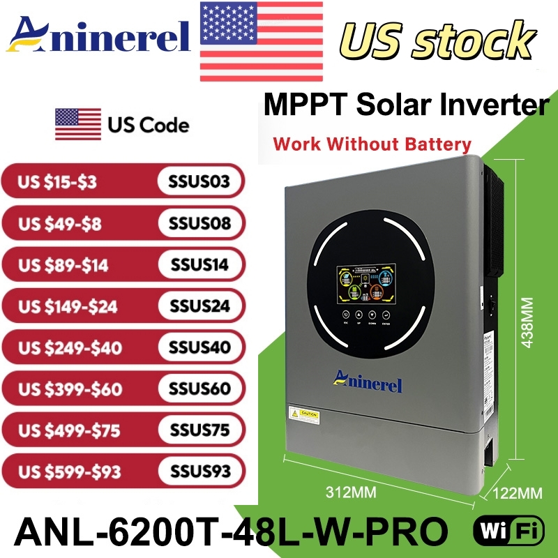 Aninerel 6.2KW 48V Hybrid Sola – Drone Solar Charger Bewertung und Preis
