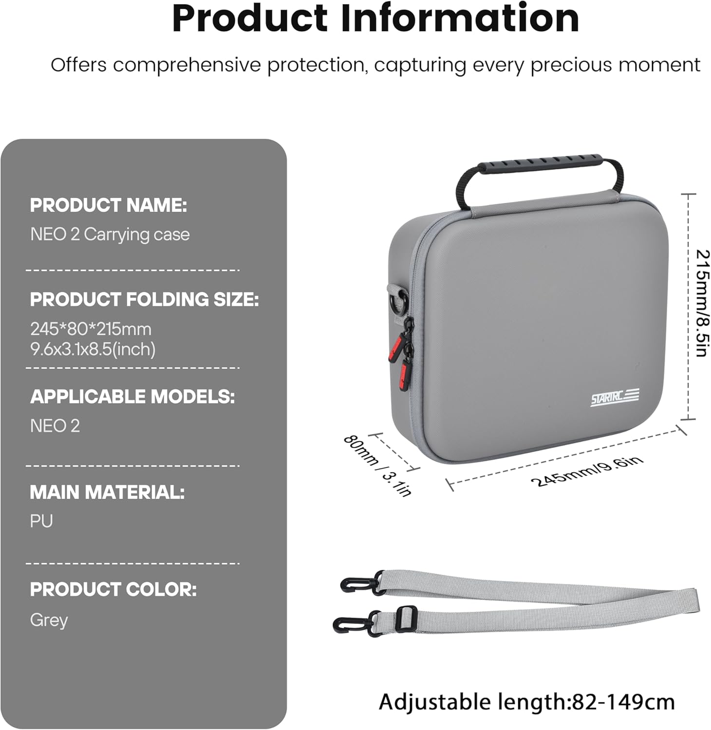 STARTRC Neo 2 Portable PU Shou – Drone Carrying Case Bewertung und Preis