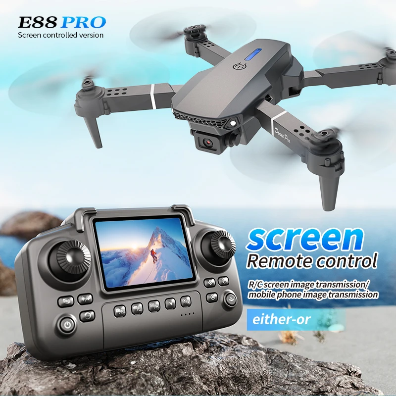 Professional E88 PRO Drone wit – Drone Controller Screen Bewertung und Preis