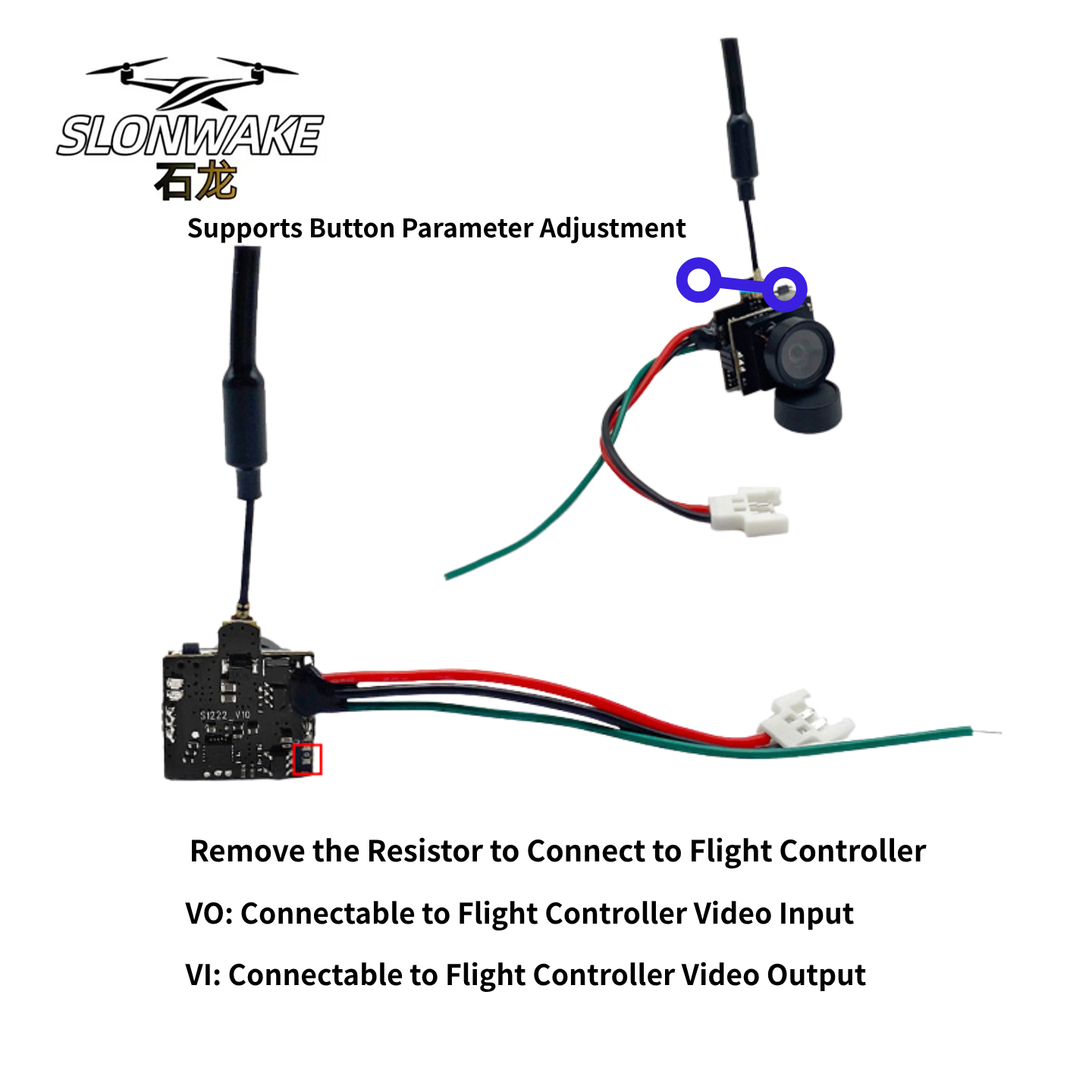 SLONWAKE 5.8G Analog Video Tra – Drone Controller Screen Bewertung und Preis