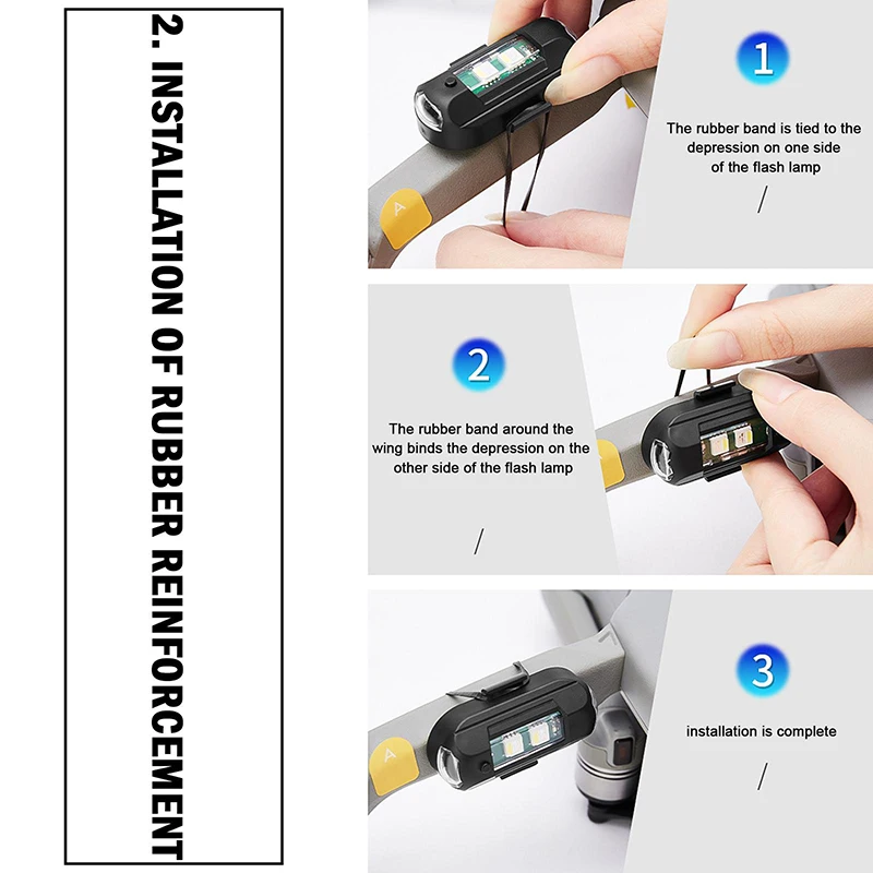 1Pcs Remote LED RGB Anti-colli – Drone Strobe Light Bewertung und Preis