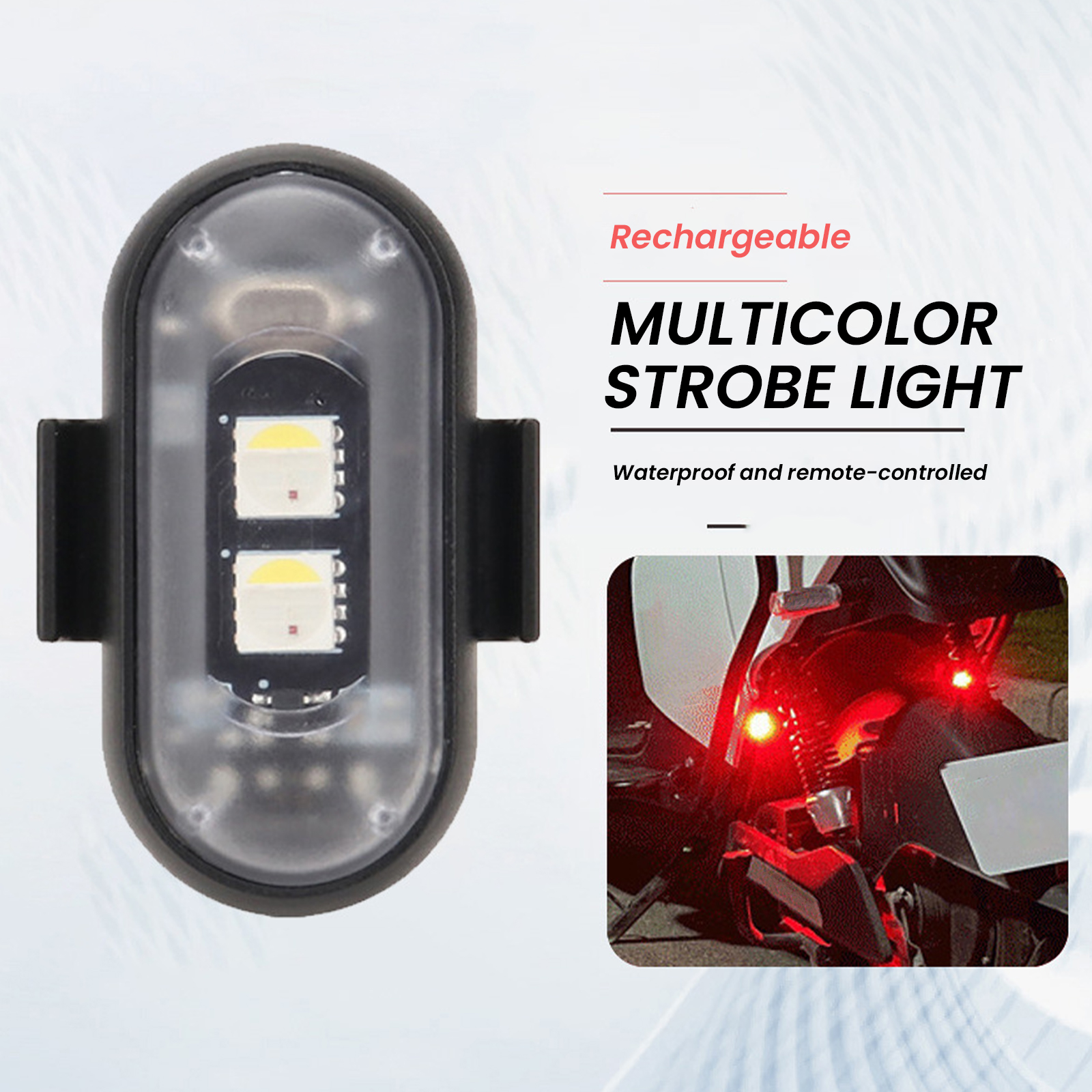2/4/6PCS Wireless LED Strobe L – Drone Strobe Light Bewertung und Preis