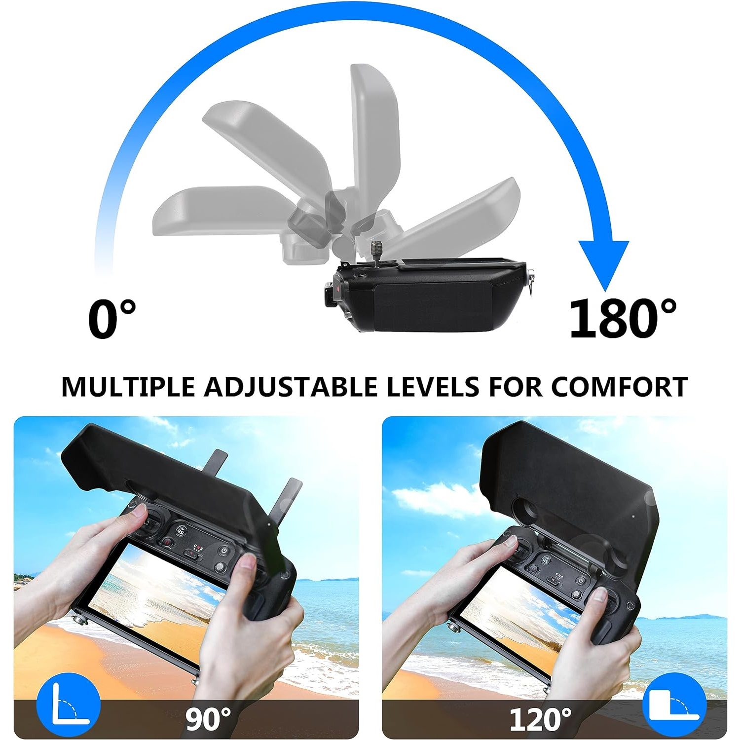 2-in-1 Sun Hood & Joystick Cov – Drone Joystick Cover Bewertung und Preis