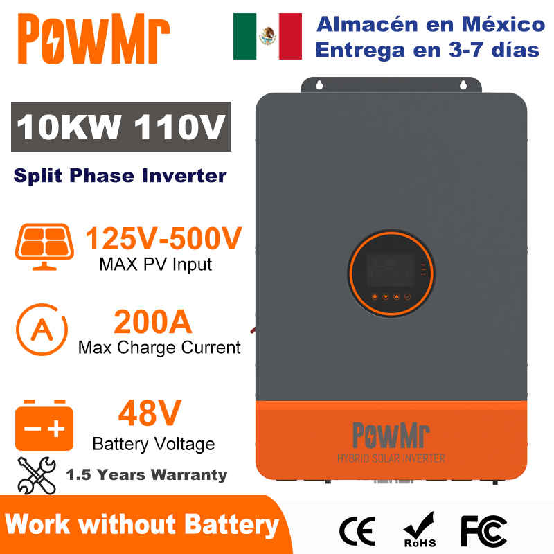 PowMr 10KW Split Phase Inverte – Drone Solar Charger Bewertung und Preis