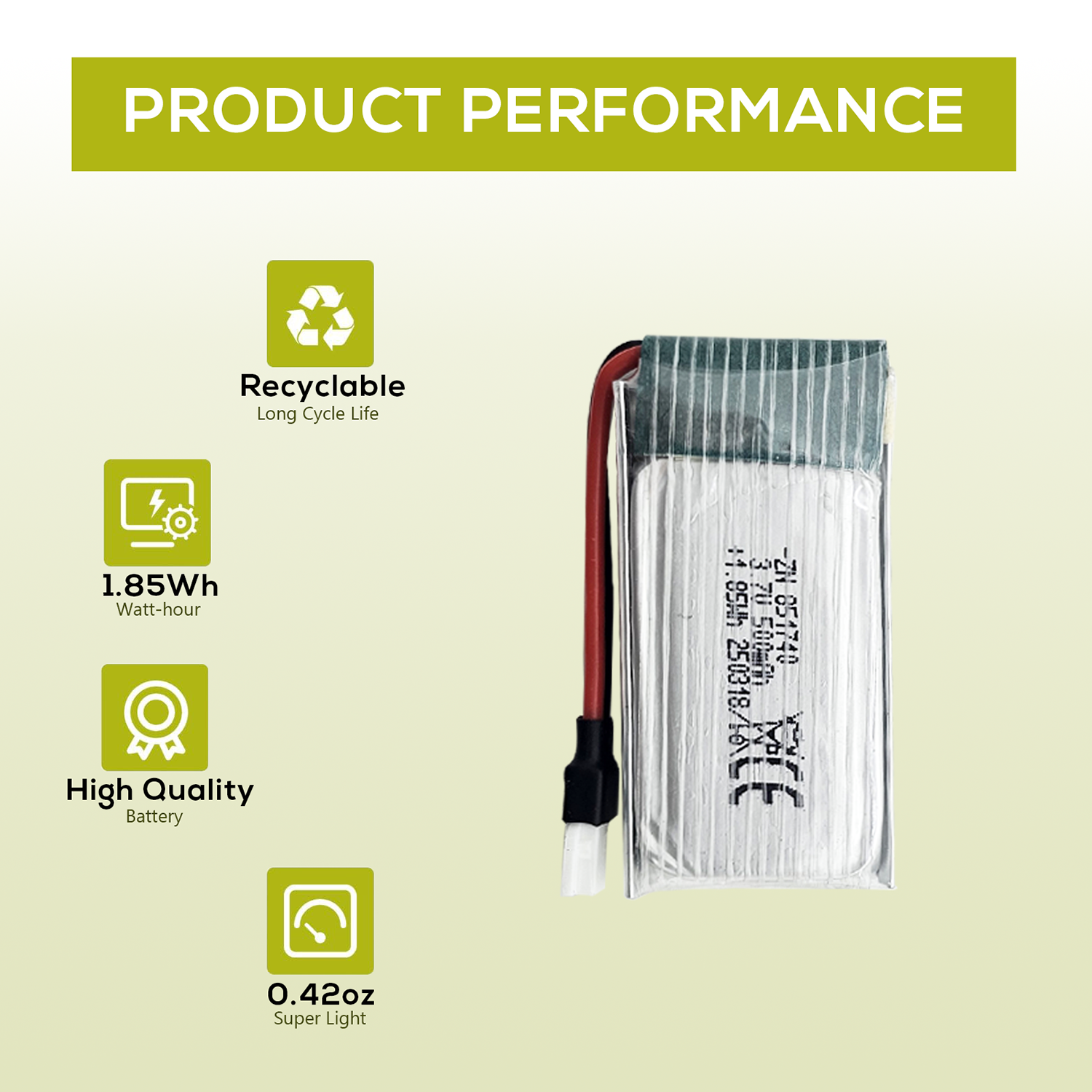 5Pcs 3.7V 500mAh LiPo Batterie – Drone Battery Charger Bewertung und Preis